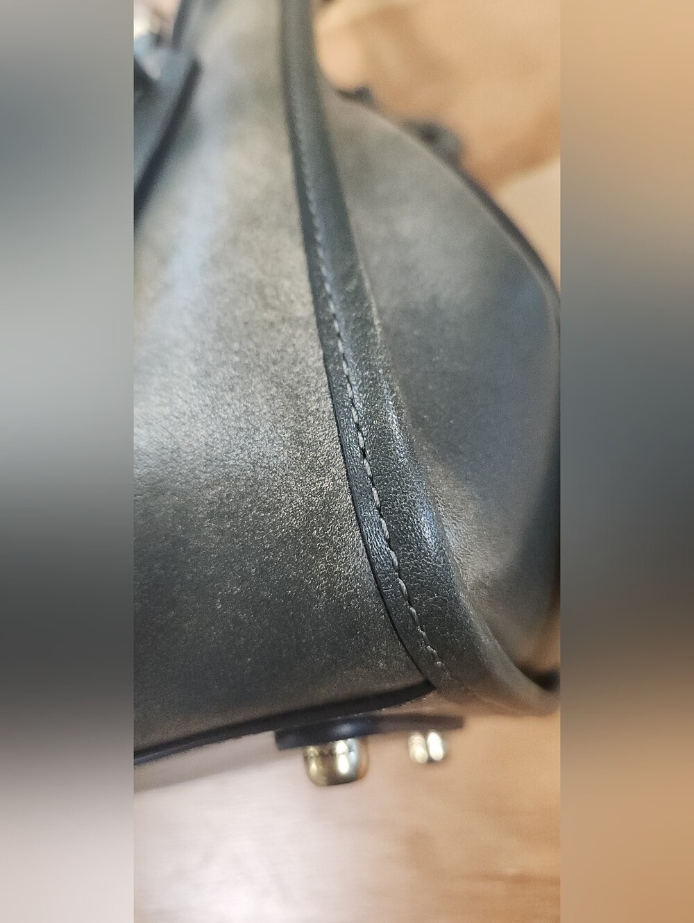 Coach Rogue Bag 31 In Green Loved Leather - Picture 8 of 16